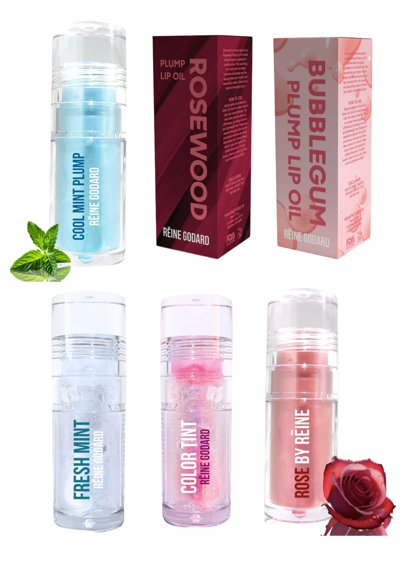LIP OIL BUNDLE + LEATHER KEY CHAIN